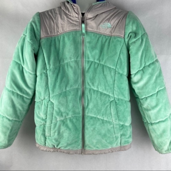 THE NORTH FACE JACKET DOBLE SIDE Kids Size XL -18 - Picture 3 of 8